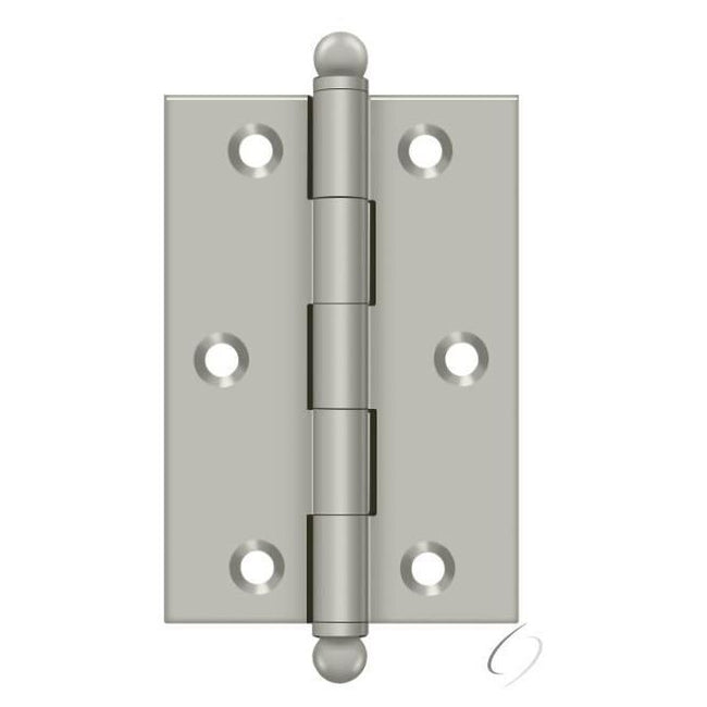 CH3020U15 3" x 2" Hinge; with Ball Tips; Satin Nickel Finish