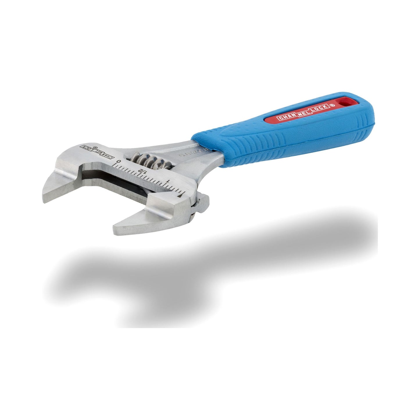 6SWCB - 6" Code Blue Wideazz Slim Jaw Adjustable Wrench