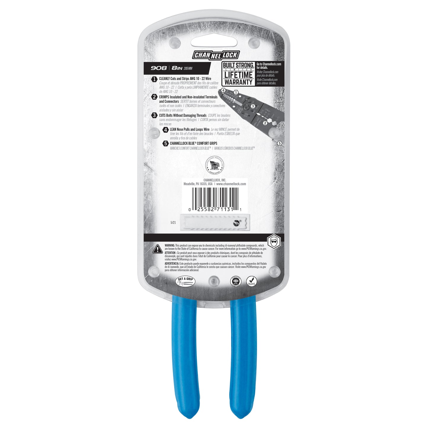 908 - 8" Wire Strippers