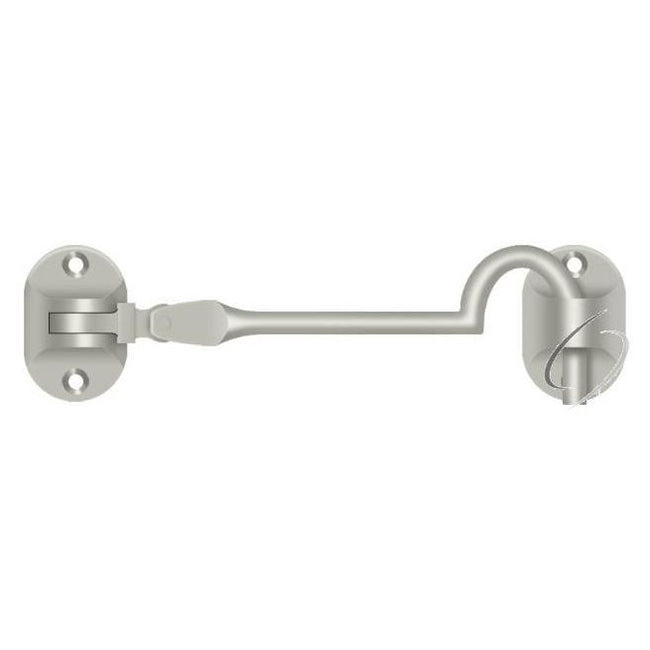CHB4U15 Cabin Hooks; British Style; 4"; Satin Nickel Finish