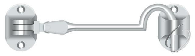 CHB4U26 Cabin Hooks; British Style; 4"; Bright Chrome Finish