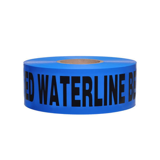 Christy's 3" x 1000' Non-Detectable Marking Tape - Caution Water Line Buried Below