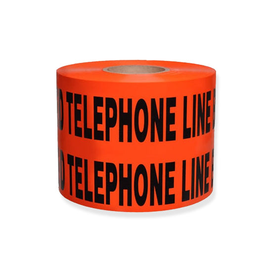 Christy's 6" Wide Non-Detectable Underground Marking Tape - Telephone