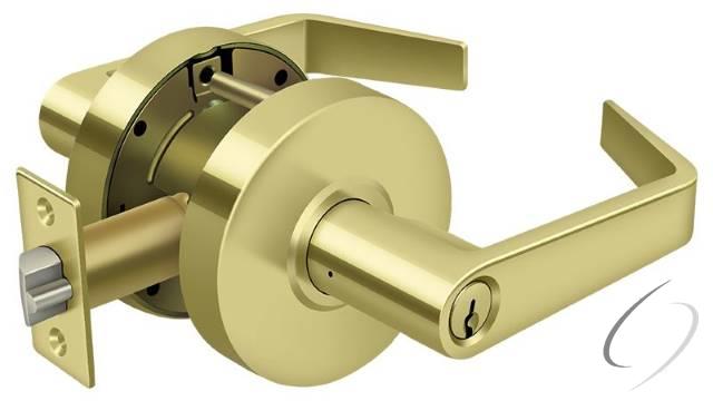 CL500EVC-3 Commercial Entry Standard Grade 2; Clarendon with CYL; Bright Brass Finish