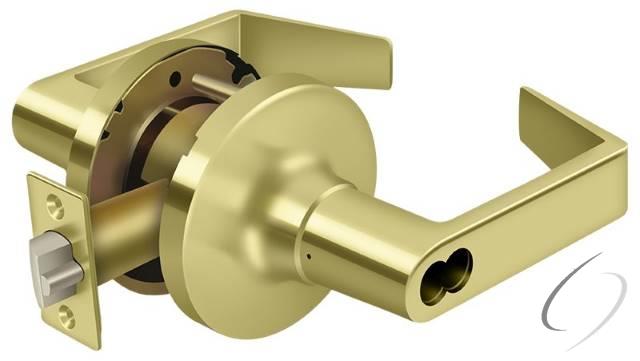 CL500FRCNC-3 Commercial Entry IC Core Grade 1; Clarendon Less CYL; Bright Brass Finish