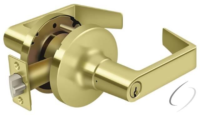 CL504FLC-3 Commercial Store Room Standard Grade 1; Clarendon with CYL; Bright Brass Finish