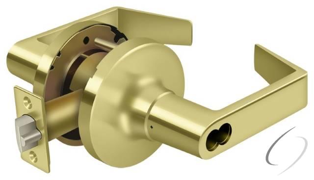 CL504FRCNC-3 Commercial Store Room IC Core Grade 1; Clarendon Less CYL; Bright Brass Finish