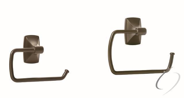 CLARENDONCBZ6 Bathroom Kit with BH26500CBZ Tissue Roll Holder BH26501CBZ Towel Ring Caramel Bronze Finish