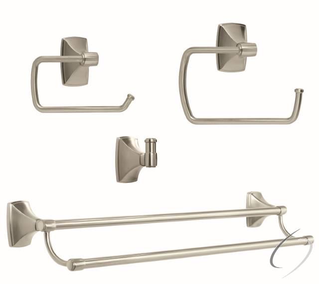 CLARENDONG105 Bathroom Kit with BH26500G10 Tissue Roll Holder BH26501G10 Towel Ring BH26505G10 Doubl