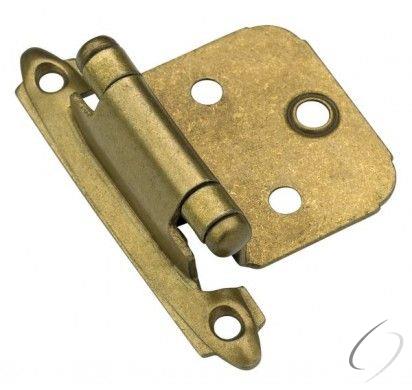 Amerock CM7139BB Variable Overlay Self Closing Face Mount Cabinet Hinge Burnished Brass Finish