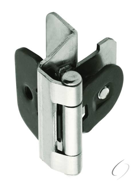 Amerock CMR8701G9 1/4" (6 mm) Overlay Double Demountable Cabinet Hinge Sterling Nickel Finish
