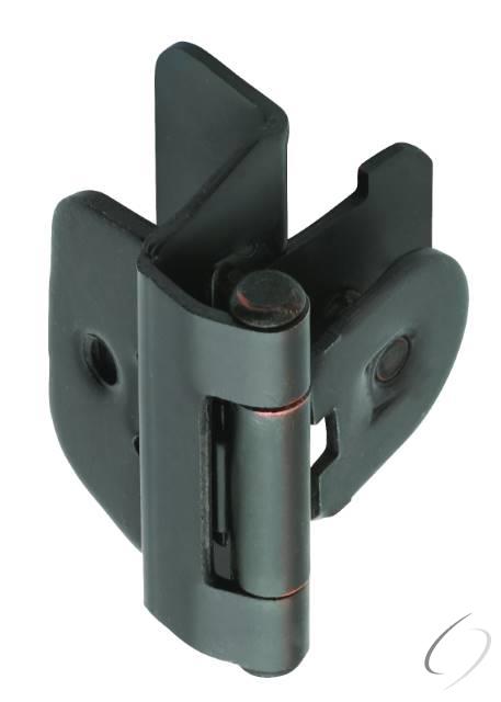 Amerock CMR8701ORB 1/4" (6 mm) Overlay Double Demountable Cabinet Hinge Oil Rubbed Bronze Finish