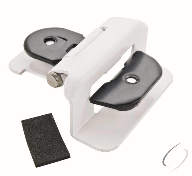 Amerock CMR8704W 1/2" (13 mm) Overlay Double Demountable Cabinet Hinge White Finish
