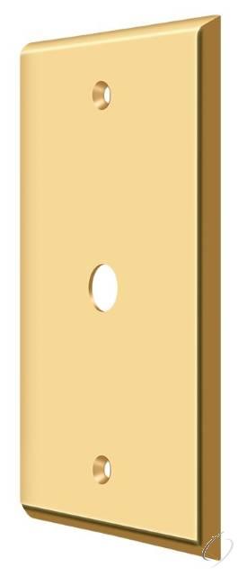 CPC4764CR003 Switch Plate; Cable Cover Plate; Lifetime Brass Finish