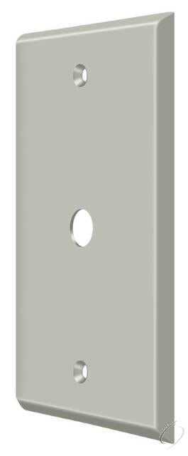 CPC4764U15 Switch Plate; Cable Cover Plate; Satin Nickel Finish