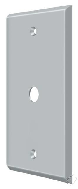 CPC4764U26D Switch Plate; Cable Cover Plate; Satin Chrome Finish