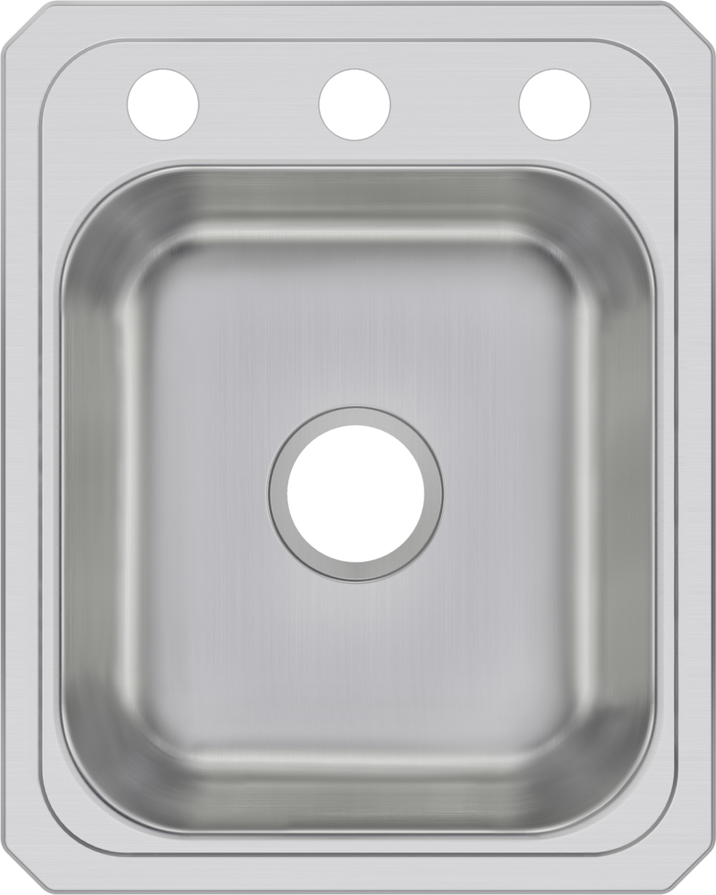 Elkay CR17213 - Elkay Celebrity Stainless Steel 17" x 21-1/4" x 6-7/8", Single Bowl Drop-in Sink