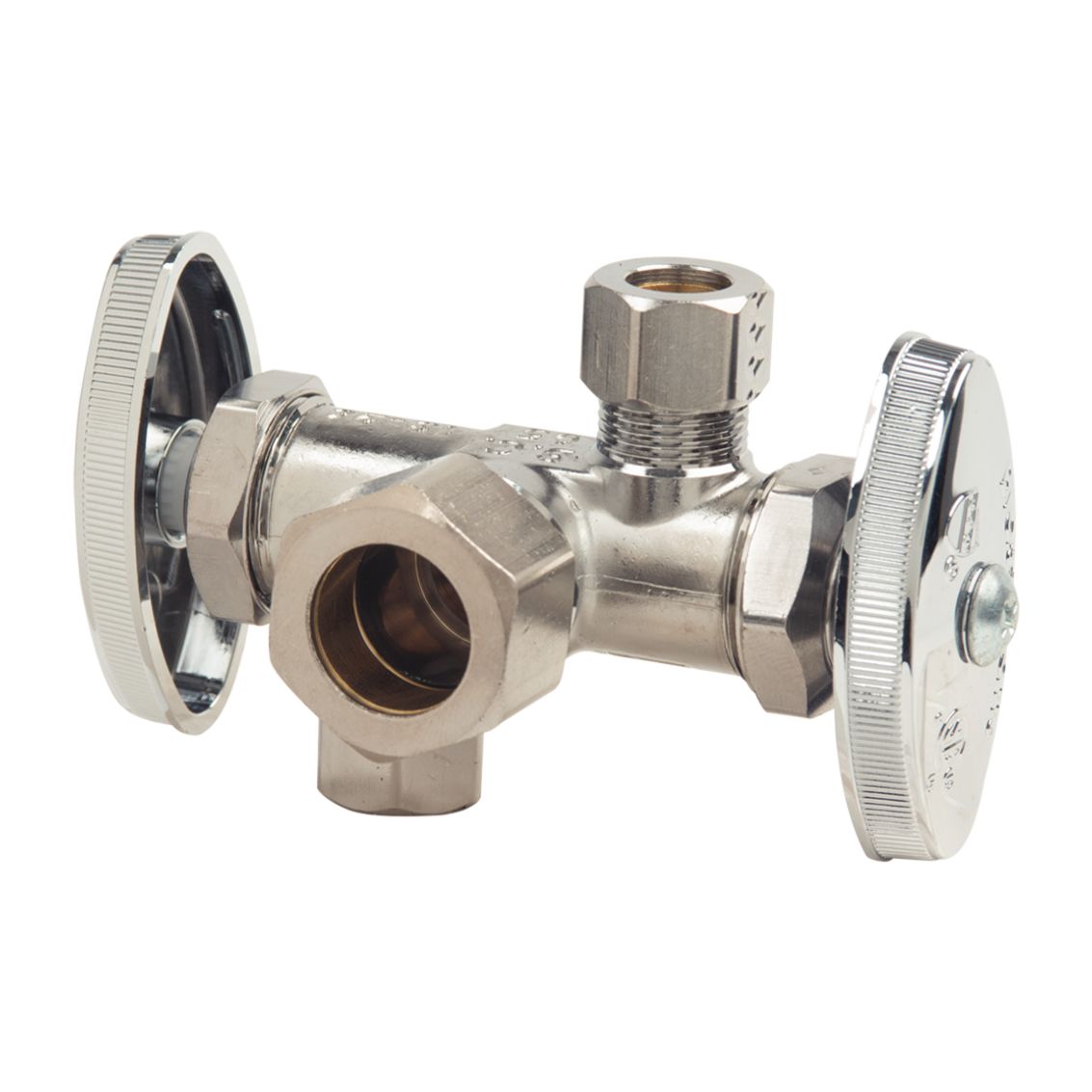 CR1901DVX C - 1/2" Nom Comp x 3/8" O.D. Comp x 3/8" O.D. Comp