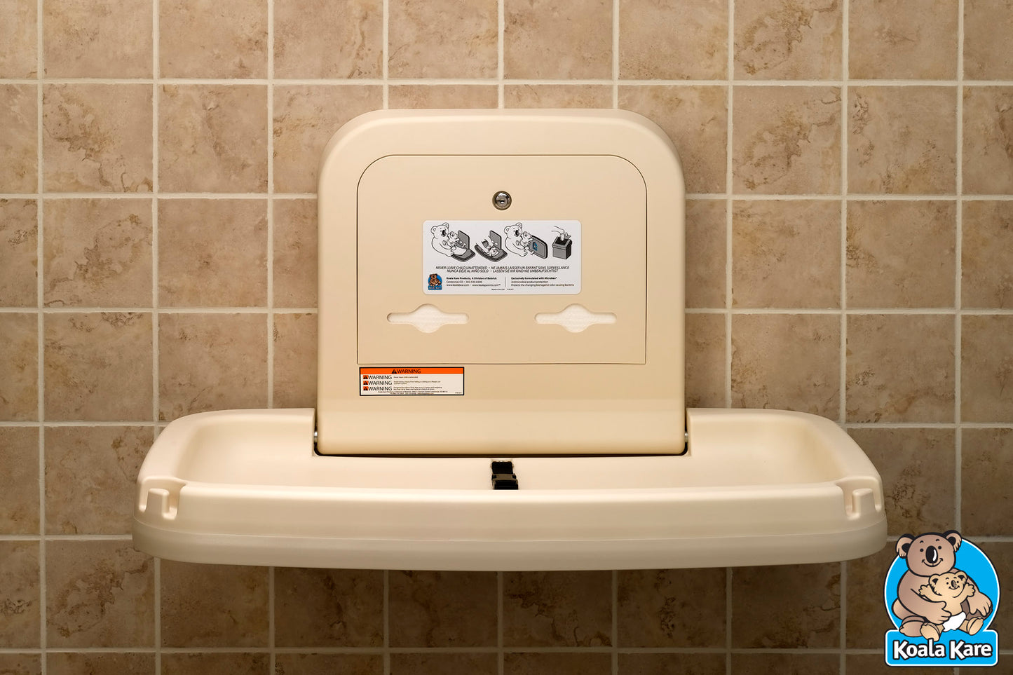 Koala Kare KB200 - Horizontal Wall-Mounted Baby Changing Station