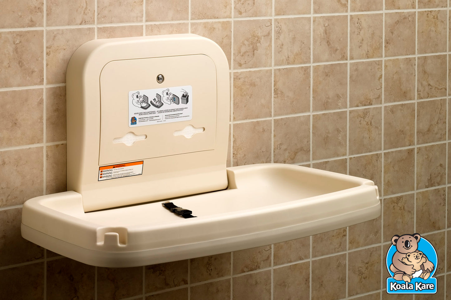 Koala Kare KB200 - Horizontal Wall-Mounted Baby Changing Station