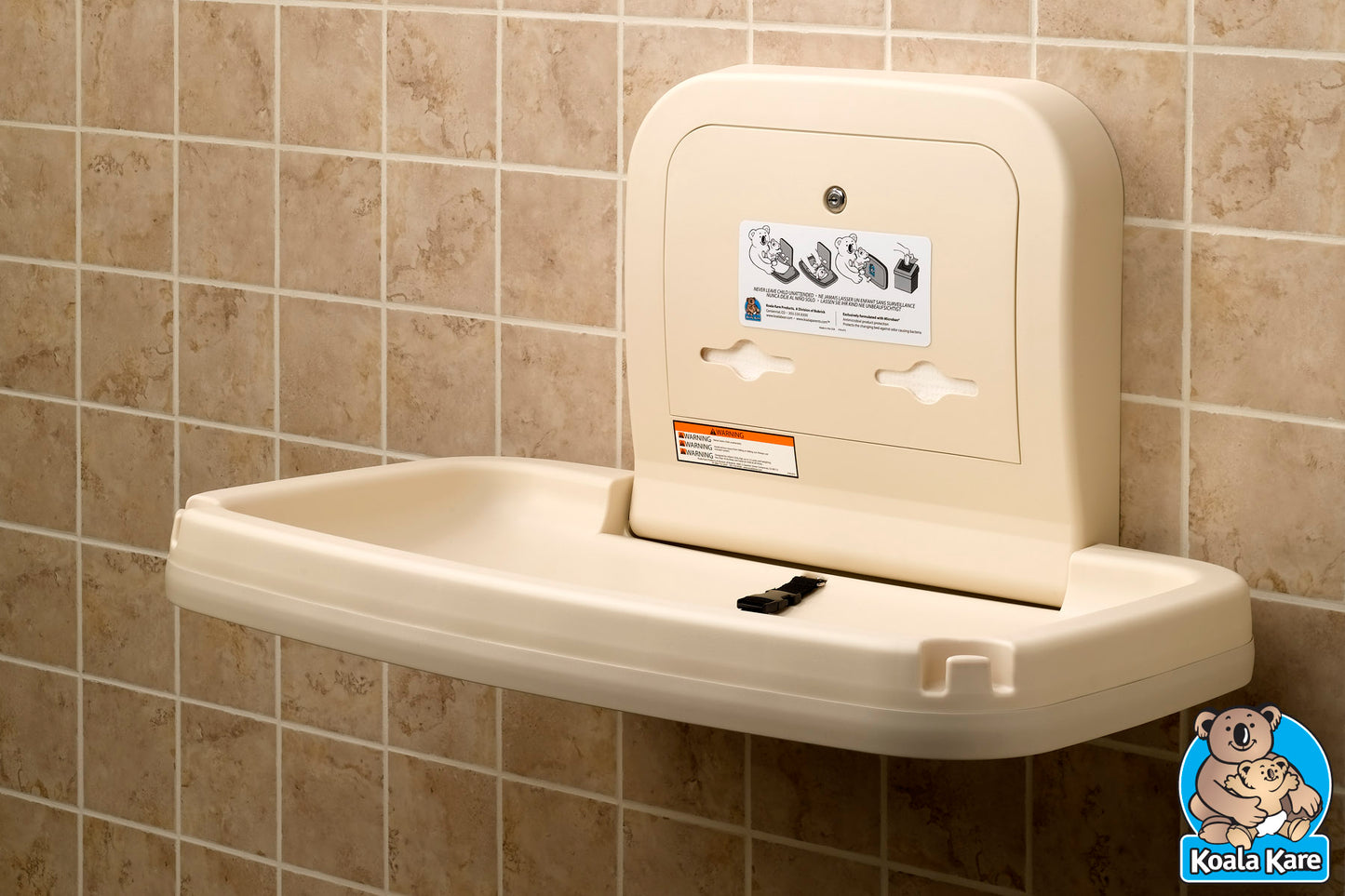 Koala Kare KB200 - Horizontal Wall-Mounted Baby Changing Station