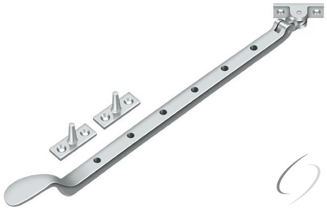 CSA13U26 13" Colonial Casement Stay Adjuster; Bright Chrome Finish