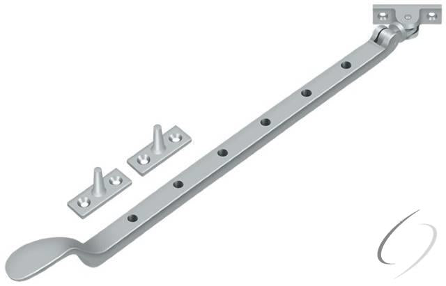 CSA13U26D 13" Colonial Casement Stay Adjuster; Satin Chrome Finish