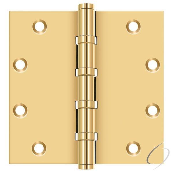 CSB55BB - 5" x 5" Square Hinge; Lifetime Brass Finish