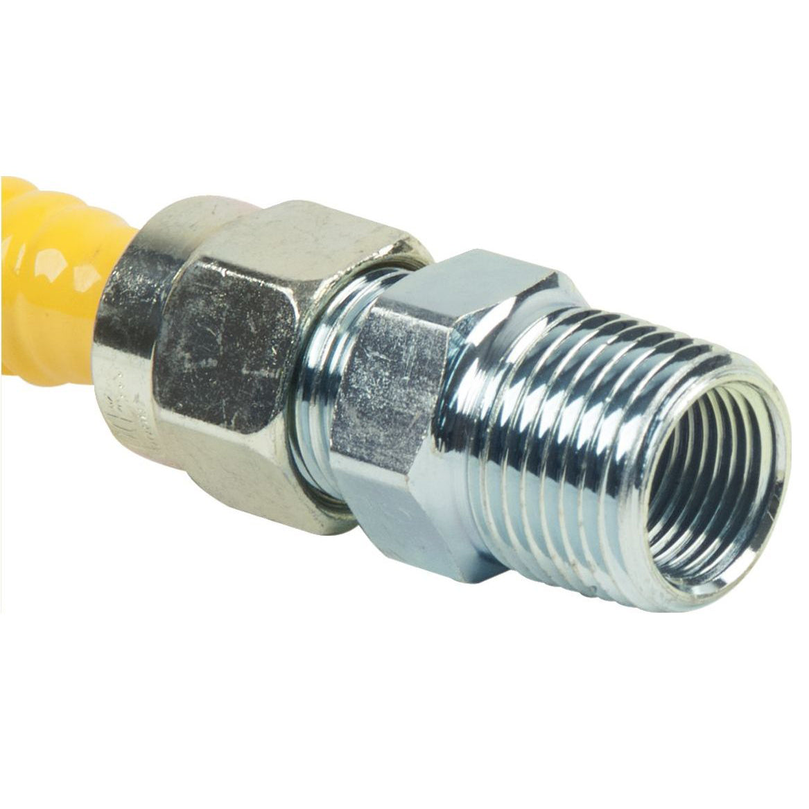 1/2" MIP  x 1/2" FIP Coated Gas Appliance Connector