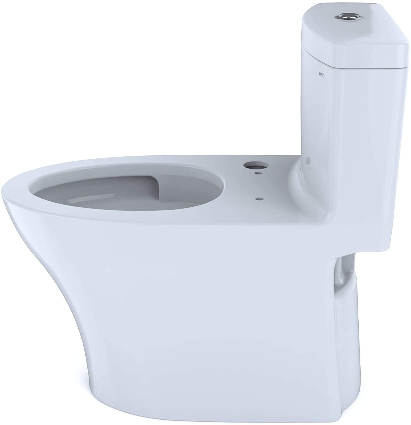 Toto CST646CUMFGAT40#01 - Aquia 0.8/1.0 GPF Dual Flush One Piece Elongated Chair Height Toilet with