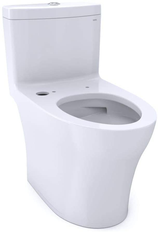 Toto CST646CUMFGAT40#01 - Aquia 0.8/1.0 GPF Dual Flush One Piece Elongated Chair Height Toilet with