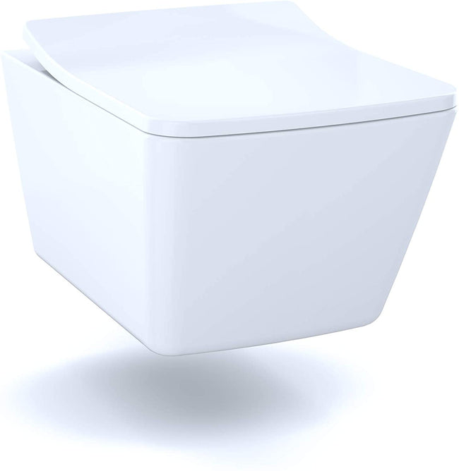 Toto CT449CFG#01 - SP Square Shape Wall Hung Bowl- Cotton White