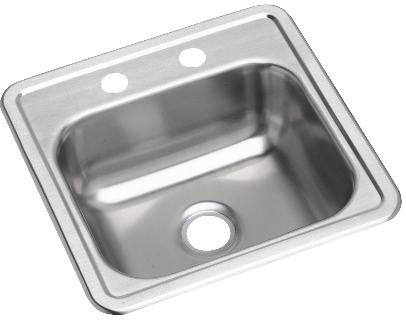 Elkay D115162 - Dayton Stainless Steel 15" x 15" x 5-3/16", Single Bowl Drop-in Bar Sink