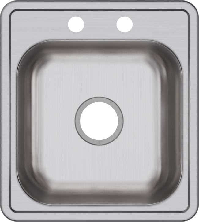 Elkay D117192 - 22 Gauge Stainless Steel 17" x 19" x 6.1875" Single Bowl Drop-in Bar/Prep Sink