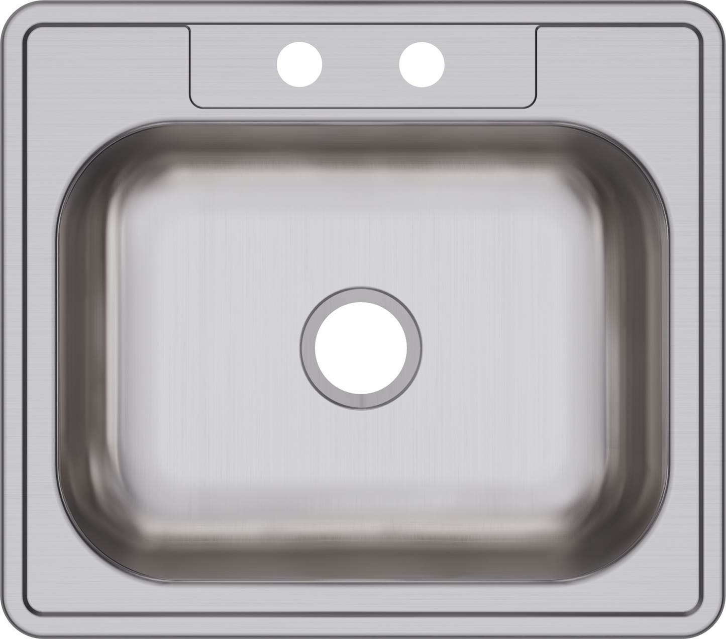 Elkay D125222 - Dayton Stainless Steel 25" x 22" x 6-9/16", Single Bowl Drop-in Sink