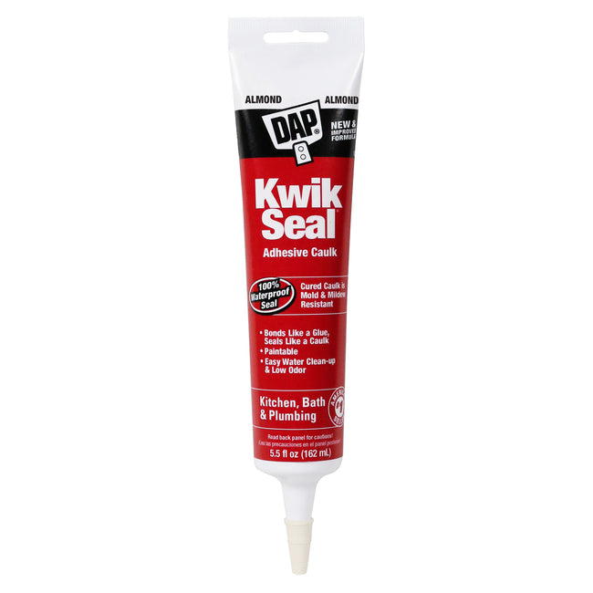 18001 - White Kwik Seal Kitchen And Bath Adhesive Caulk - 5.5 oz