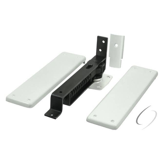 DASH95USP Spring Hinge; Double Action with Solid Brass Cover Plates; Prime Coat Finish