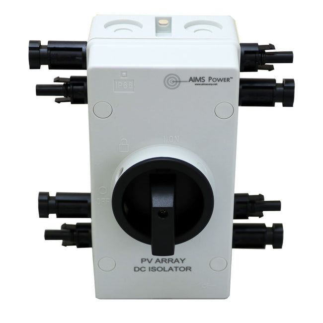 DC1600V32A2IO - Solar PV DC Quick Disconnect Switch 1000V 64 Amps ETL Listed to UL Standa