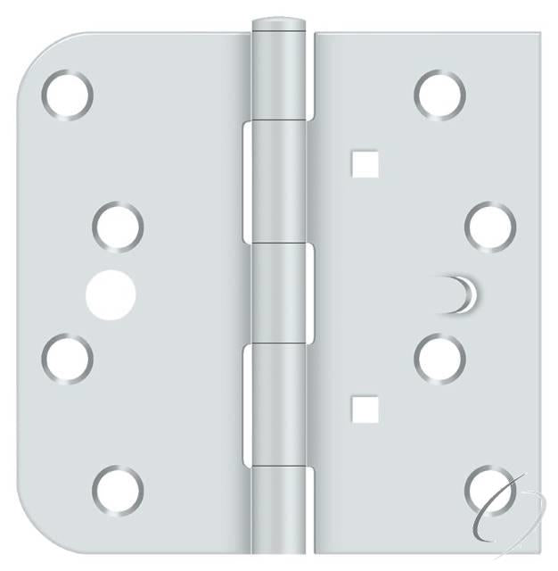 Deltana DE44058TAUSPW-LH Left Hand 4" x 4" x 5/8" x Square Corner Hinge White Finish