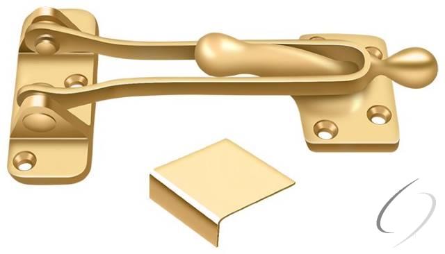 DG525CR003 5" Door Guard; Lifetime Brass Finish