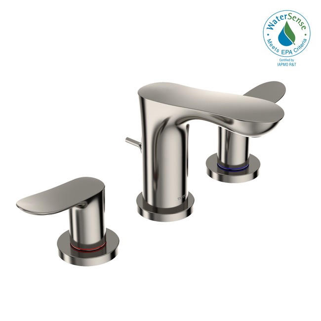 Toto TLG01201U#PN - Global 1.2 GPM Widespread Bathroom Faucet with Pop-Up Drain Assembly