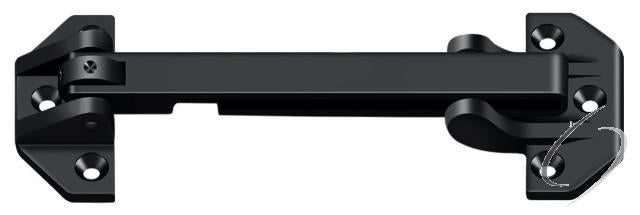 DGSB675U19 6-3/4" Door Guard; Black Finish