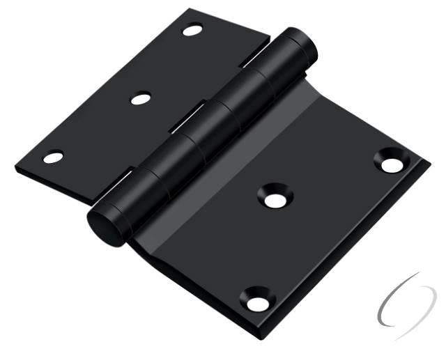 DHS3035U19 3" x 3-1/2" Half Surface Hinge; Black Finish