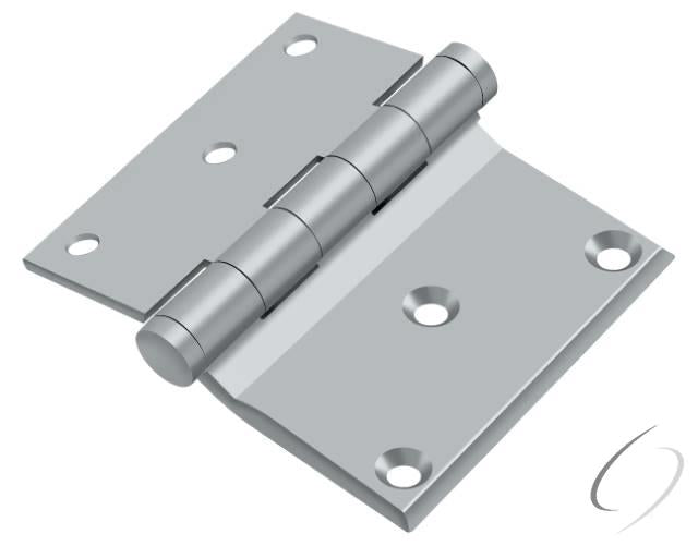 DHS3035U26D 3" x 3-1/2" Half Surface Hinge; Satin Chrome Finish
