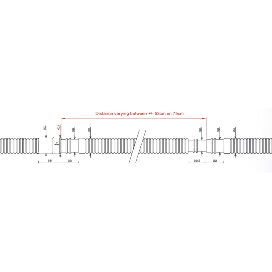 230-DL16 - Mini-Split Condensate Drain Line - 5/8" x 160 Ft