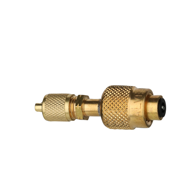 MSA-45 - Brass Refrigerant Line Adapter for R410 Mini-Split systems - 1/4" Male Flare x 1/2" Female