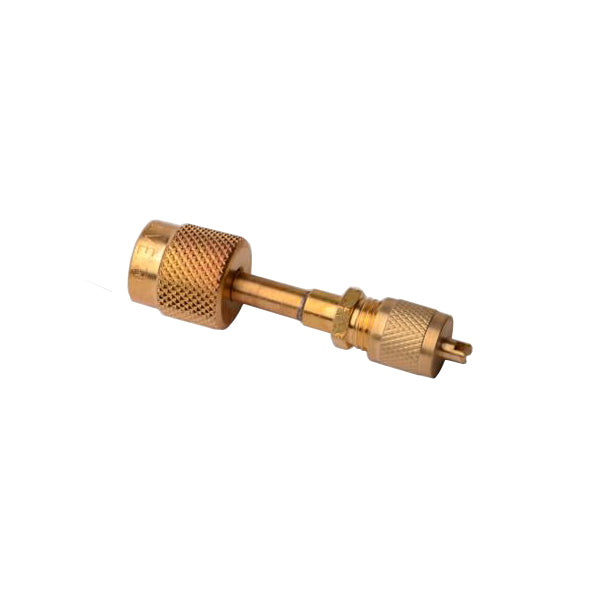 MSA-45 - Brass Refrigerant Line Adapter for R410 Mini-Split systems - 1/4" Male Flare x 1/2" Female