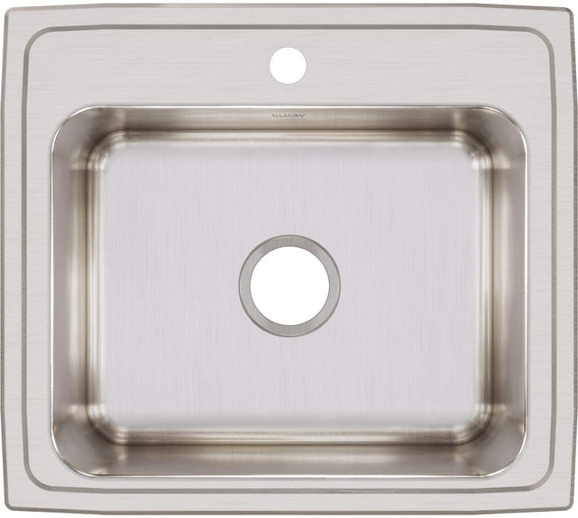 Elkay DLR2219101 - 18 Gauge Stainless Steel 22" x 19.5" x 10.125" Single Bowl Drop-in Kitchen Sink