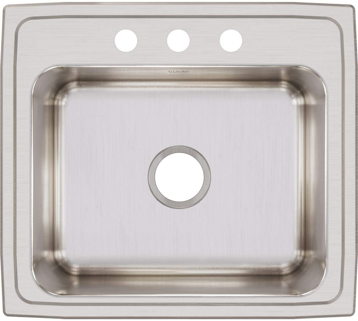 Elkay DLR2219103 - 18 Gauge Stainless Steel 22" x 19.5" x 10.125" Single Bowl Drop-in Kitchen Sink