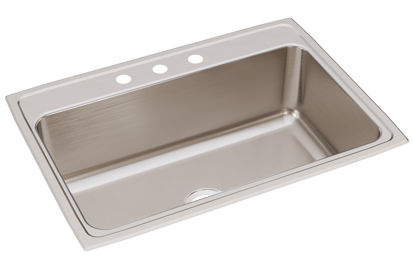 Elkay DLR3122103 - 18 Gauge Stainless Steel 31" x 22" x 10.125" Single Bowl Drop-in Kitchen Sink